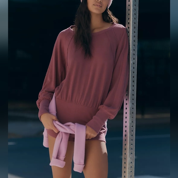 Daily Practice by Anthropologie Crew Neck Bodysuit - Picture 2 of 6